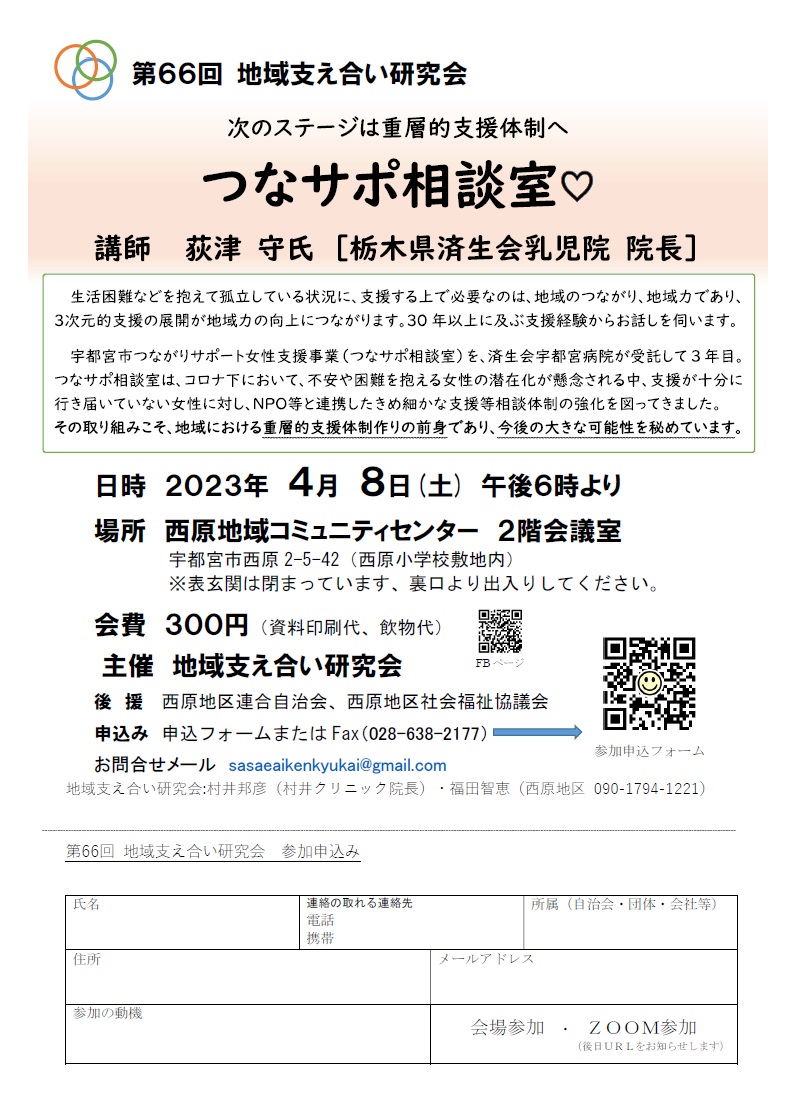 第66回地域支え合い研究会（2023.4.8）